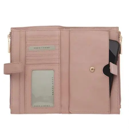 Дамско портмоне цвят Перлено розово - ROSSI - image 1