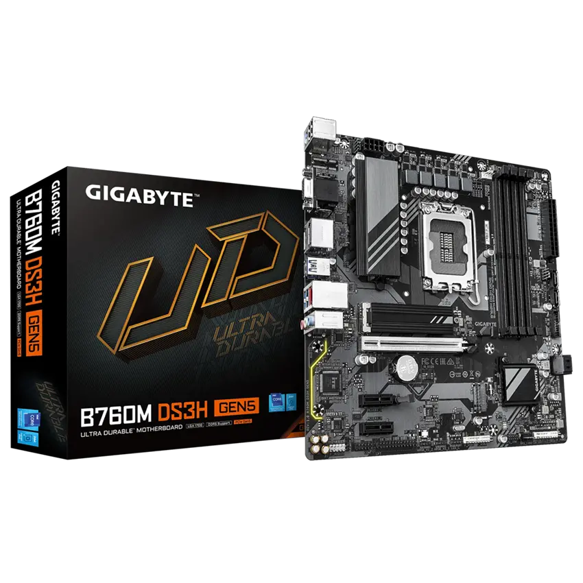 Дънна платка, GIGABYTE GB B760M DS3H GEN5 / LGA1700 - image 3