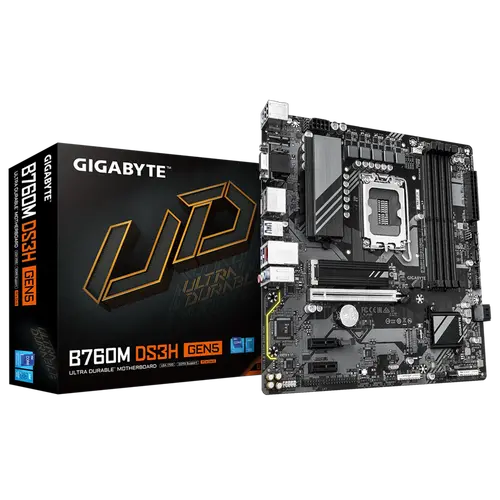 Дънна платка, GIGABYTE GB B760M DS3H GEN5 / LGA1700 - image 3