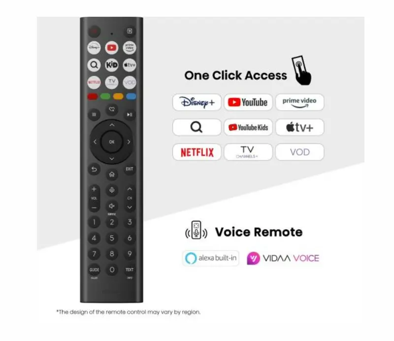 Телевизор, Hisense 55" E7Q, 4K Ultra HD 3840x2160, QLED, Quantum Dot, HDR 10+, HLG, Dolby Vision, DTS Virtual X, Smart TV, WiFi, Light Sensor, BT, Anyview Cast, 3xHDMI, 2xUSB, LAN, CI+, DVB-T2/C/S2, Black - image 2