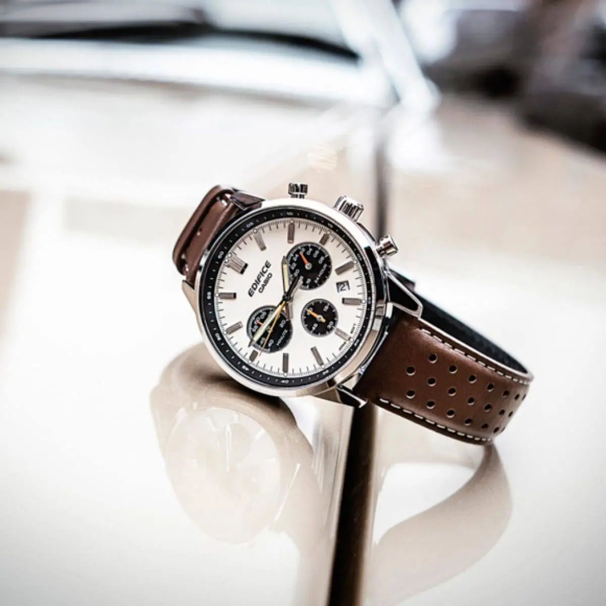 Мъжки часовник Casio Edifice Chronograph - EFR-575L-7AEF - image 2