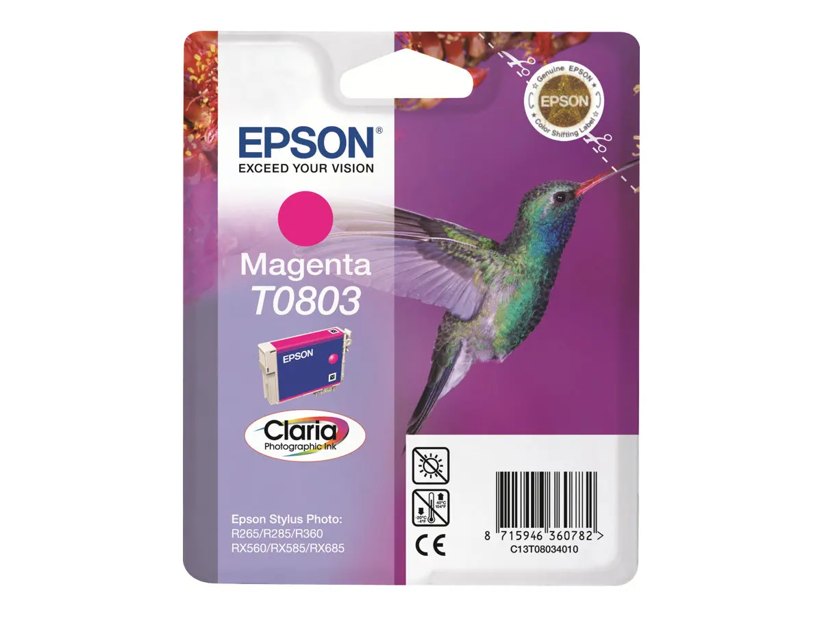 Cerneală EPSON Magenta pentru Stylus Photo R265, R285, R360, RX560, RX585, R685