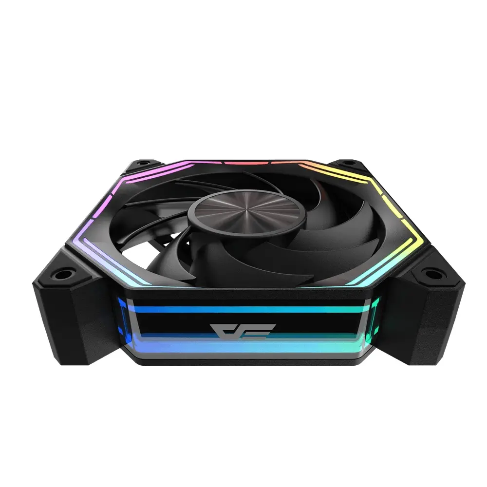 Darkflash Комплект вентилатори Fan Pack 3-in-1 3x120mm - INF34 Black, Daisy-Chain, Addressable RGB - image 5