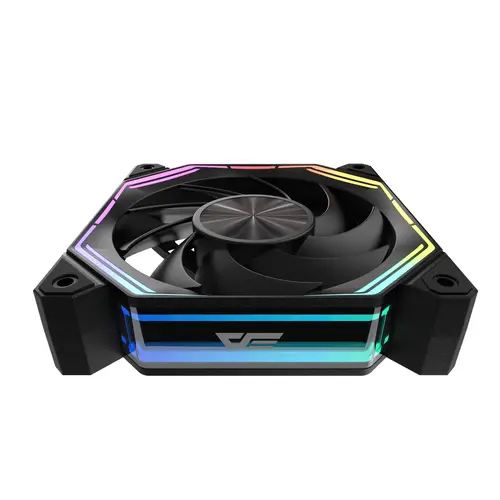 Darkflash Комплект вентилатори Fan Pack 3-in-1 3x120mm - INF34 Black, Daisy-Chain, Addressable RGB - image 5