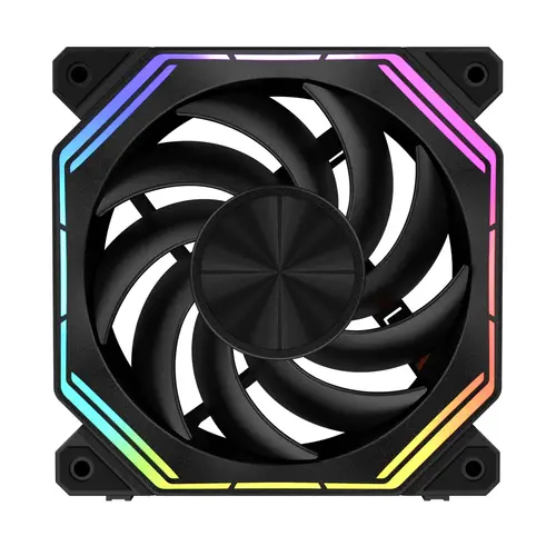Darkflash Комплект вентилатори Fan Pack 3-in-1 3x120mm - INF34 Black, Daisy-Chain, Addressable RGB