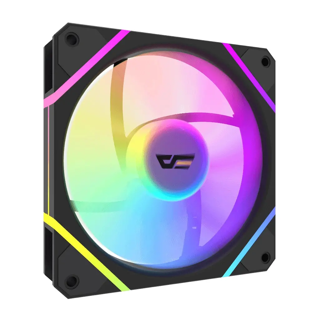 Darkflash ανεμιστήρας 120mm DM12 Pro, Reverse, A-RGB μαύρο - image 3