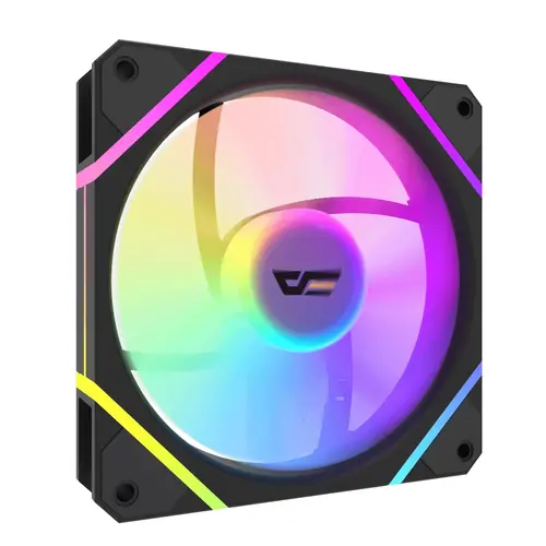 Darkflash ανεμιστήρας 120mm DM12 Pro, Reverse, A-RGB μαύρο - 4