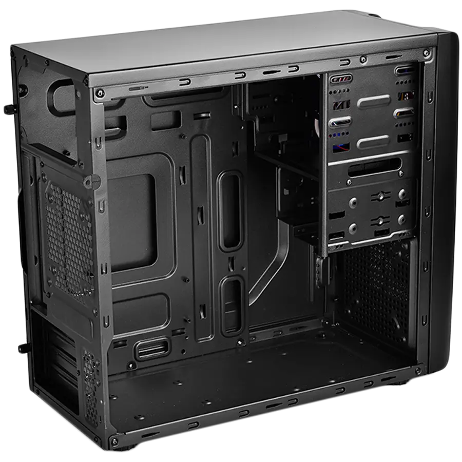 DeepCool SMARTER Mid Tower Case, Mini-ITX / Micro-ATX , 1xUSB2.0, 1xUSB3.0, 1xAudio, 1xMic, ABS+SPCC, Mesh Panel, DP-MATX-SMTR, 2Y - image 2