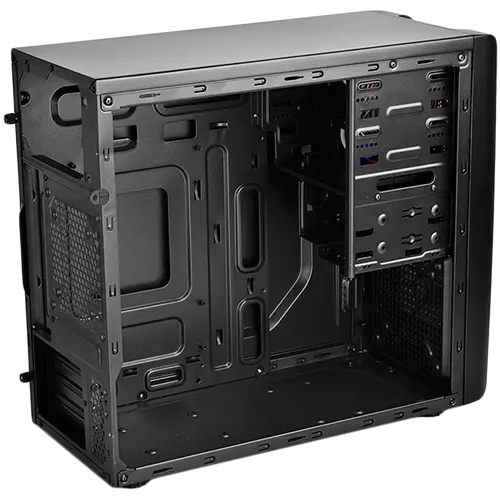 DeepCool SMARTER Carcasă Mid Tower, Mini-ITX / Micro-ATX, 1xUSB2.0, 1xUSB3.0, 1xAudio, 1xMic, ABS+SPCC, panou tip plasă, DP-MATX-SMTR, 2 ani - 3