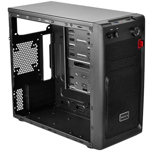 DeepCool SMARTER Κουτί Mid Tower, Mini-ITX / Micro-ATX, 1xUSB2.0, 1xUSB3.0, 1xAudio, 1xMic, ABS+SPCC, πάνελ πλέγματος, DP-MATX-SMTR, 2 έτη - 1
