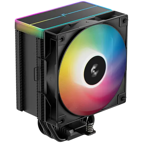 DeepCool AG500 BK ARGB V2, CPU Air Cooler, 1x120mm ARGB PWM Fan, ARGB Top Cover, 6 Heatpipes, LGA 1851/1700/1200/1151/1150/1155, AMD AM5/AM4, 125x95x160 mm(LxWxH), R-AG500-BKAMMN-GJD, 2Y