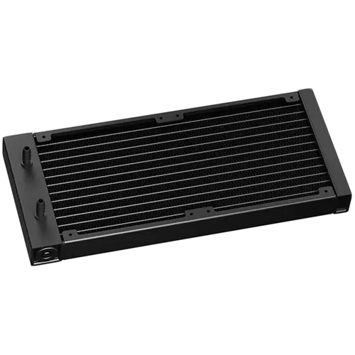 DeepCool MYSTIQUE 240 ARGB, 240mm CPU Liquid Cooler, 2.8" LCD screen, 2x120mm PWM ARGB Fans, Fluid Dynamic Bearing, Black, Intel LGA1851/1700/1200/1151/1150/1155, AMD AM5/AM4, R-LX550-BKADSNC-G-1, 5Y - image 1