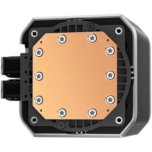 DeepCool MYSTIQUE 240 ARGB, 240mm CPU Liquid Cooler, 2.8" LCD screen, 2x120mm PWM ARGB Fans, Fluid Dynamic Bearing, Black, Intel LGA1851/1700/1200/1151/1150/1155, AMD AM5/AM4, R-LX550-BKADSNC-G-1, 5Y - image 2