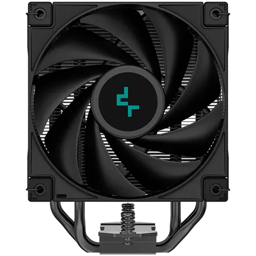 DeepCool AK400 Zero Dark, CPU Air Cooler, 1x120mm PWM Fan, TDP 220W, 4 Heatpipes, LGA1851/1700/1200/115x, AMD AM5/AM4, 127x97x155 mm(LxWxH), R-AK400-BKNNMN-G-2, 3Y - image 1