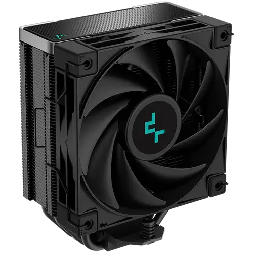 DeepCool AK400 Zero Dark, CPU Air Cooler, 1x120mm PWM Fan, TDP 220W, 4 Heatpipes, LGA1851/1700/1200/115x, AMD AM5/AM4, 127x97x155 mm(LxWxH), R-AK400-BKNNMN-G-2, 3Y