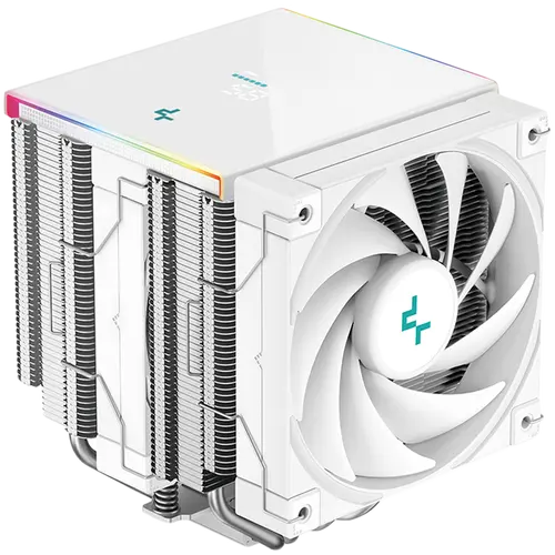 DeepCool AK620 DIGITAL SE WH, CPU Air Cooler, 2x120mm PWM Fans, 6 Heatpipes, White, LGA2066/2011-v3/2011/1851/1700/1200/115x, AMD AM5/AM4, 129x138x161 mm(LxWxH), R-AK620-WHADMN-GJD, 3Y
