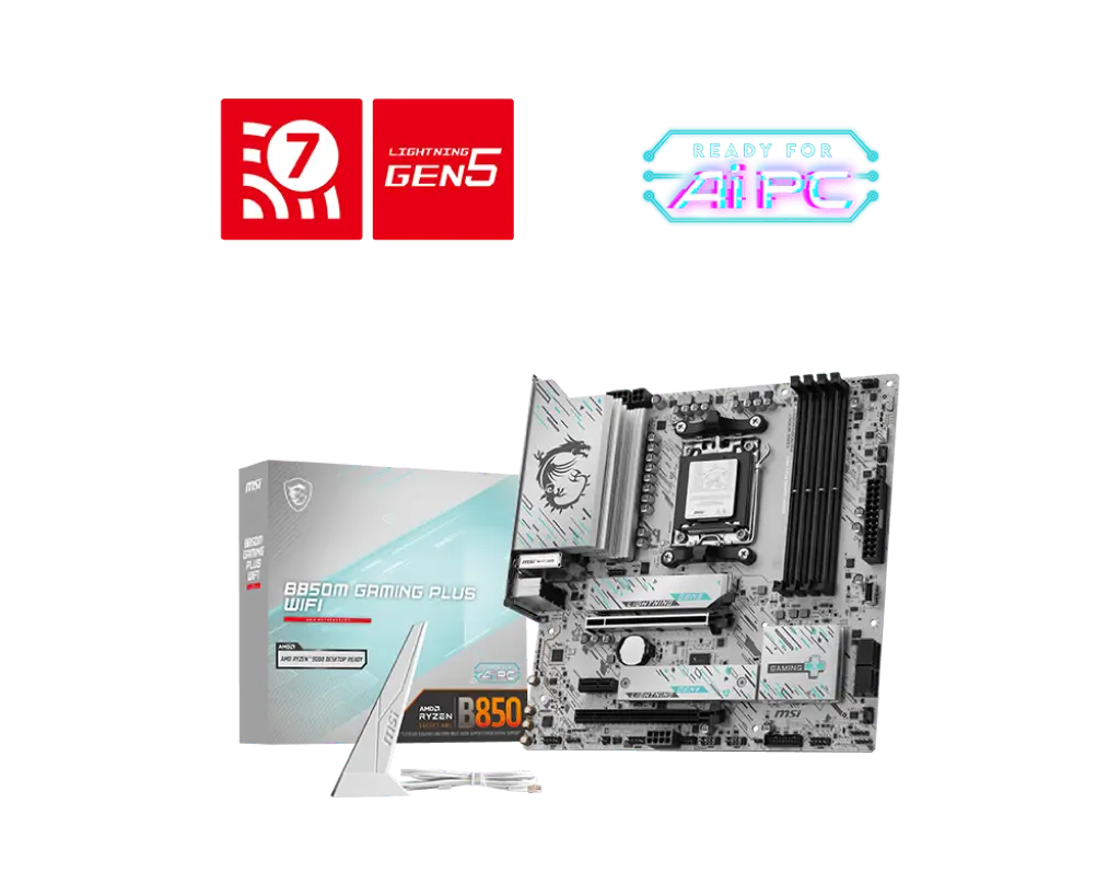 Дънна платка, MSI B850M GAMING PLUS WIFI/AM5 - image 3
