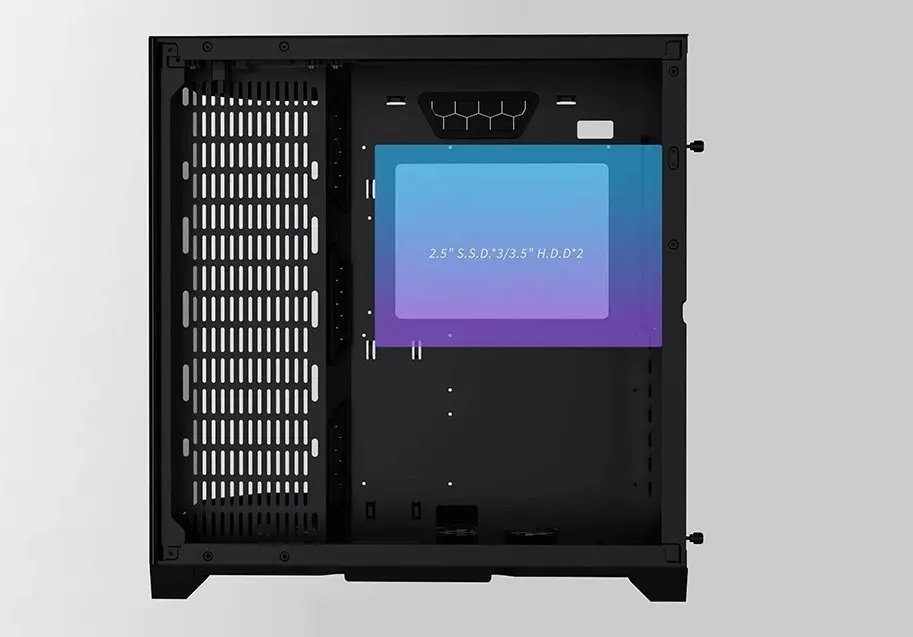 Aigo кутия Case mATX - FT418 Black - 6 x 120 mm A-RGB fans included - image 11