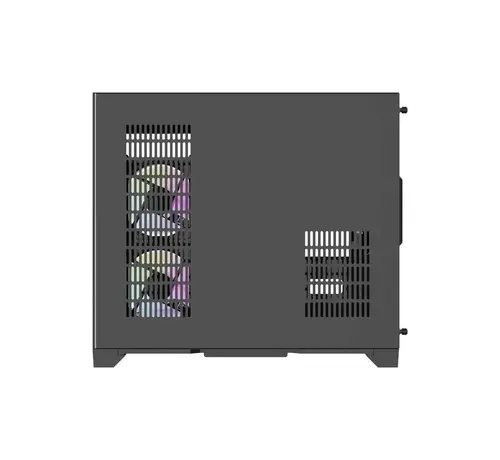 Aigo carcasă Case mATX - FT418 negru - 6 ventilatoare A-RGB de 120 mm incluse - 7