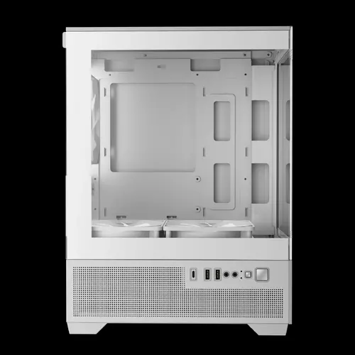 Gamdias кутия Case mATX - AURA GC9M Elite White - 3 x 120 mm A-RGB, USB-C, Tempered Glass - image 4