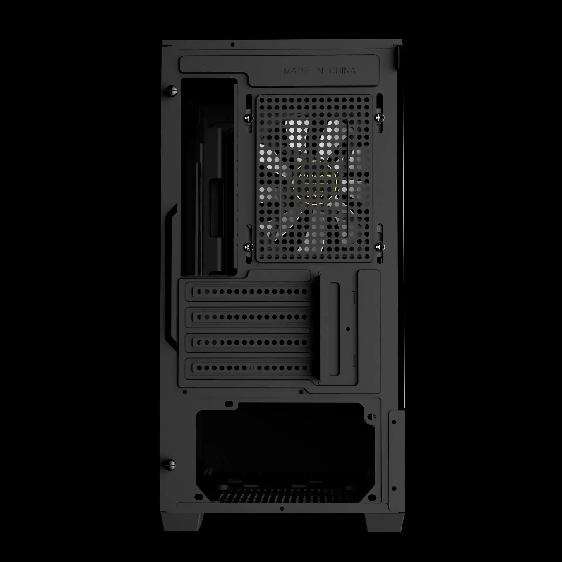 Gamdias кутия Case mATX - AURA GC9M Elite - 3 x 120 mm A-RGB, USB-C, Tempered Glass - image 6
