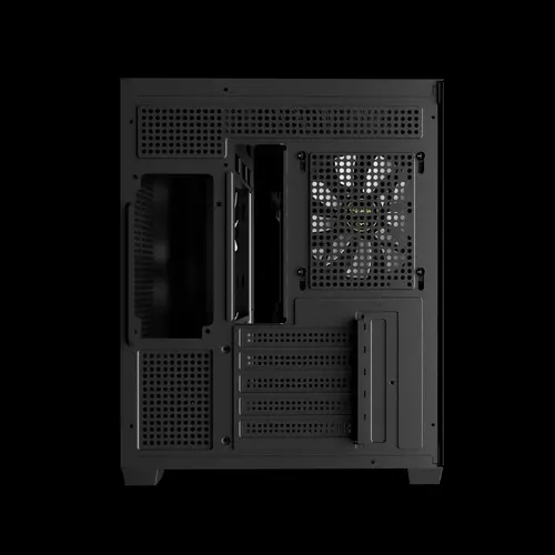 Gamdias кутия Case mATX - AURA GC10M v2 - 3 x 120 mm A-RGB, USB-C, Tempered Glass - image 8