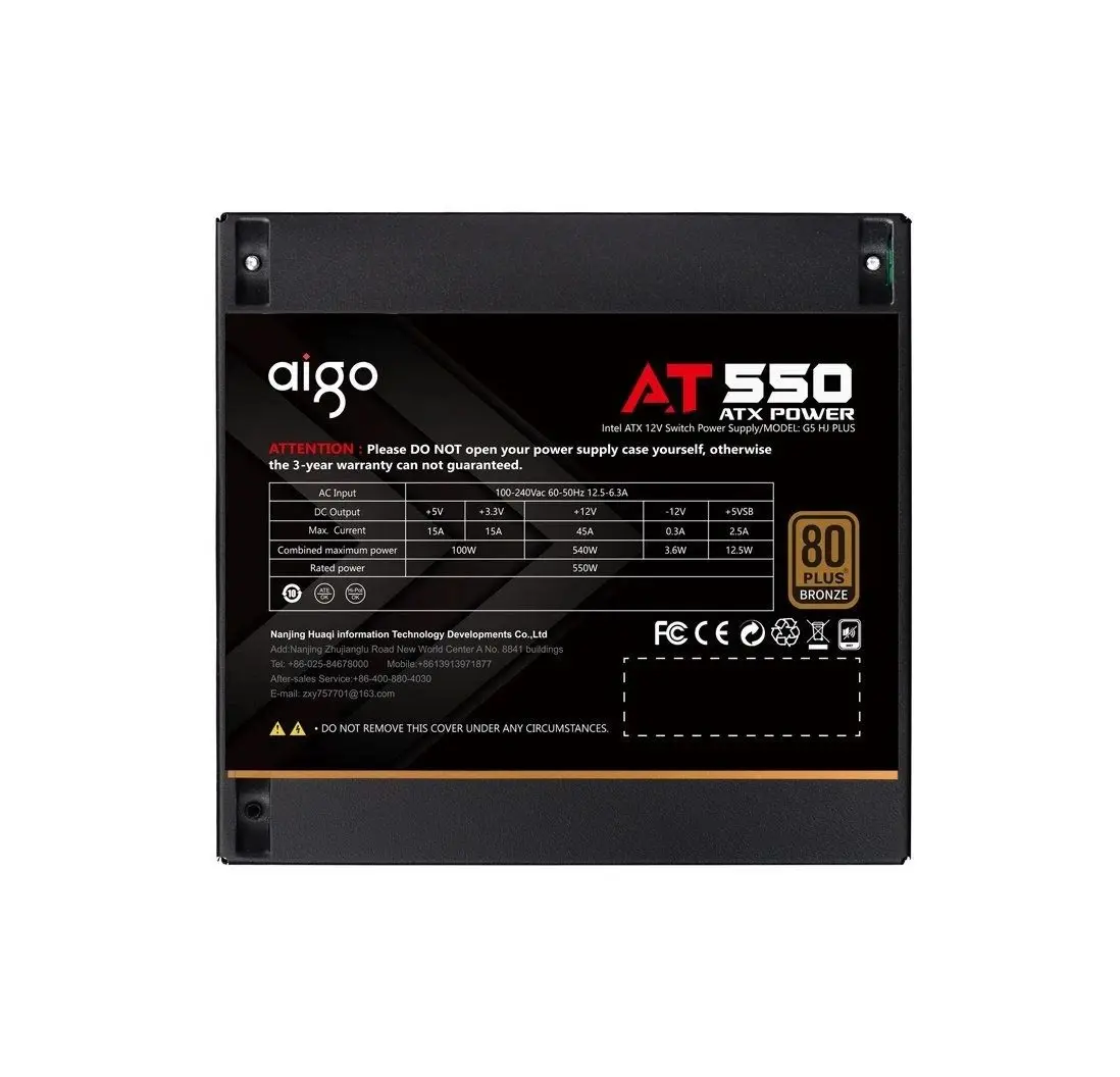 Aigo sursă de alimentare PSU 750W Bronze - AT750 - image 6