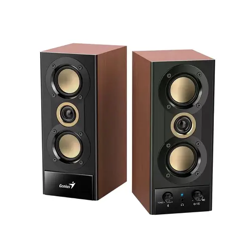 Genius ηχεία Speakers 2.0 - SP-HF800BT - 20W RMS, Bluetooth 5.3, ξύλινα - 2
