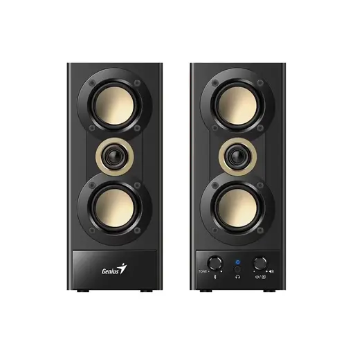 Genius тонколони Speakers 2.0 - SP-HF800BT - 20W RMS, Bluetooth 5.3, Wood - image 2