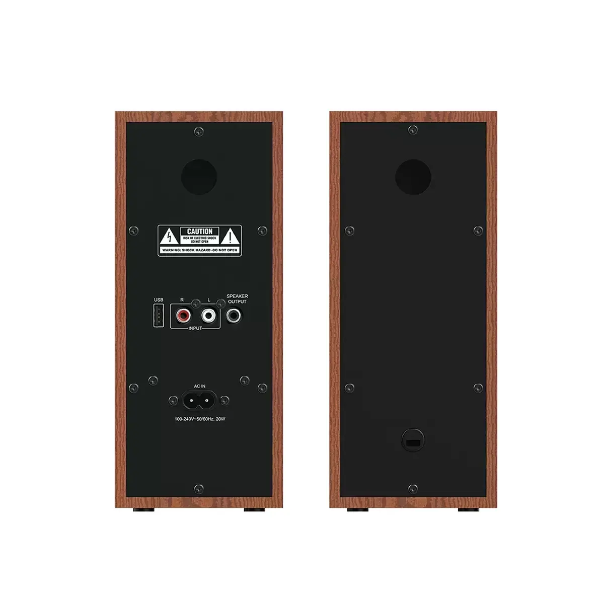 Genius ηχεία Speakers 2.0 - SP-HF800BT - 20W RMS, Bluetooth 5.3, ξύλινα - image 3