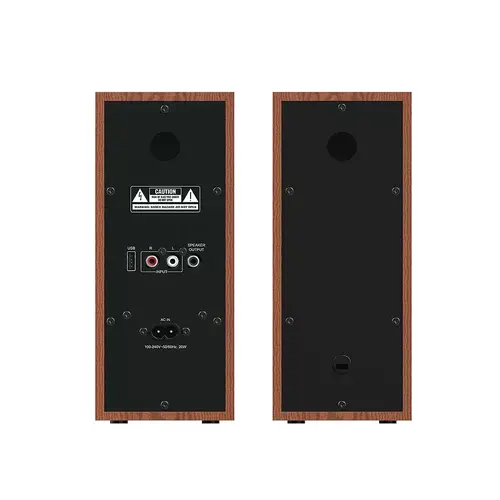 Genius boxe Speakers 2.0 - SP-HF800BT - 20W RMS, Bluetooth 5.3, lemn - 4