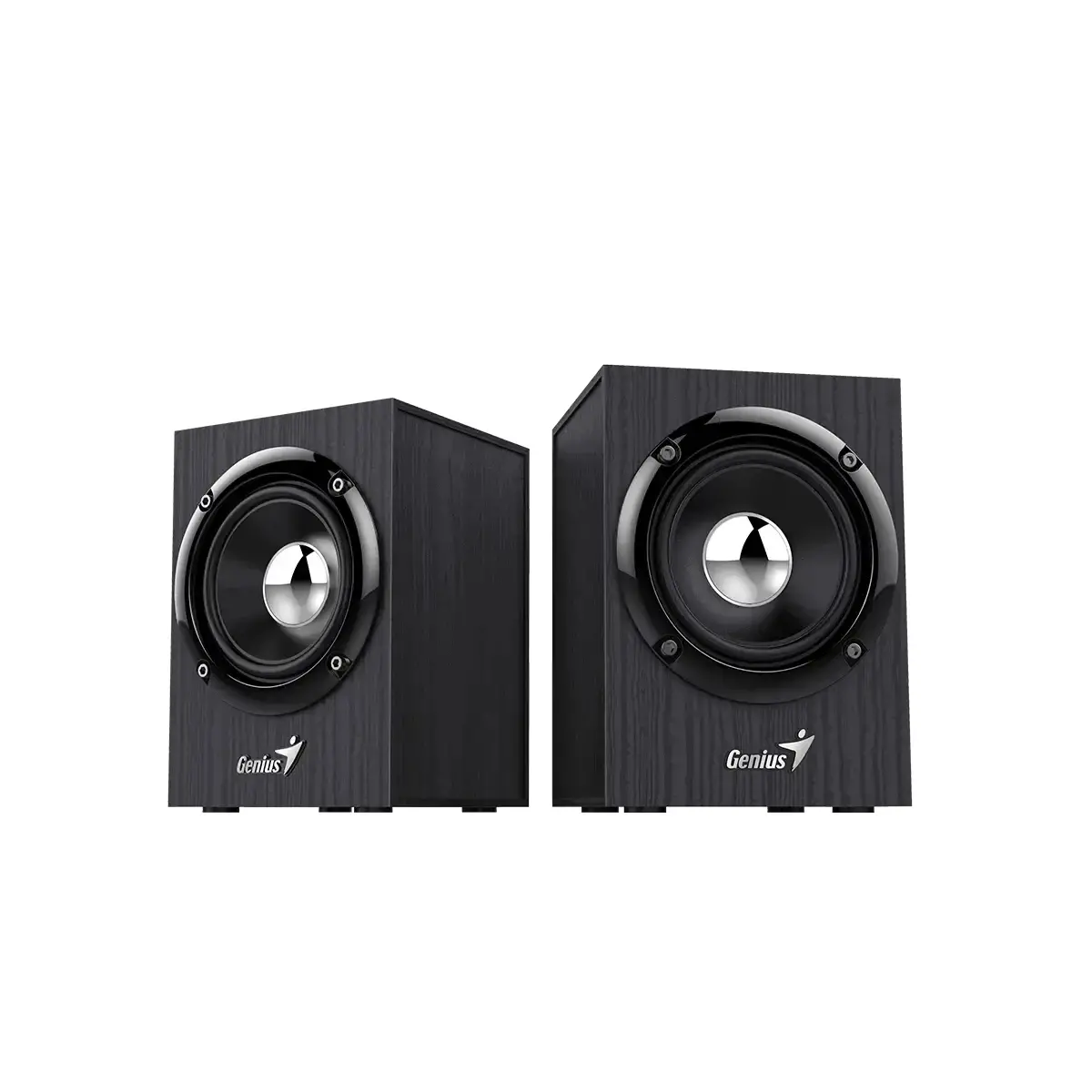 Genius ηχεία Speakers 2.0 - SP-HF385BT - 4W RMS, Bluetooth 5.0, ξύλινα