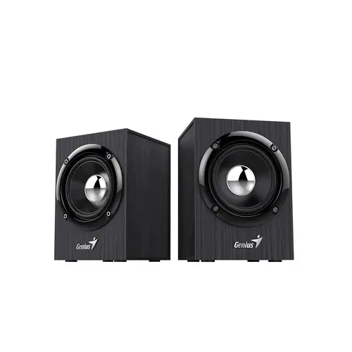 Genius boxe Speakers 2.0 - SP-HF385BT - 4W RMS, Bluetooth 5.0, lemn - 1