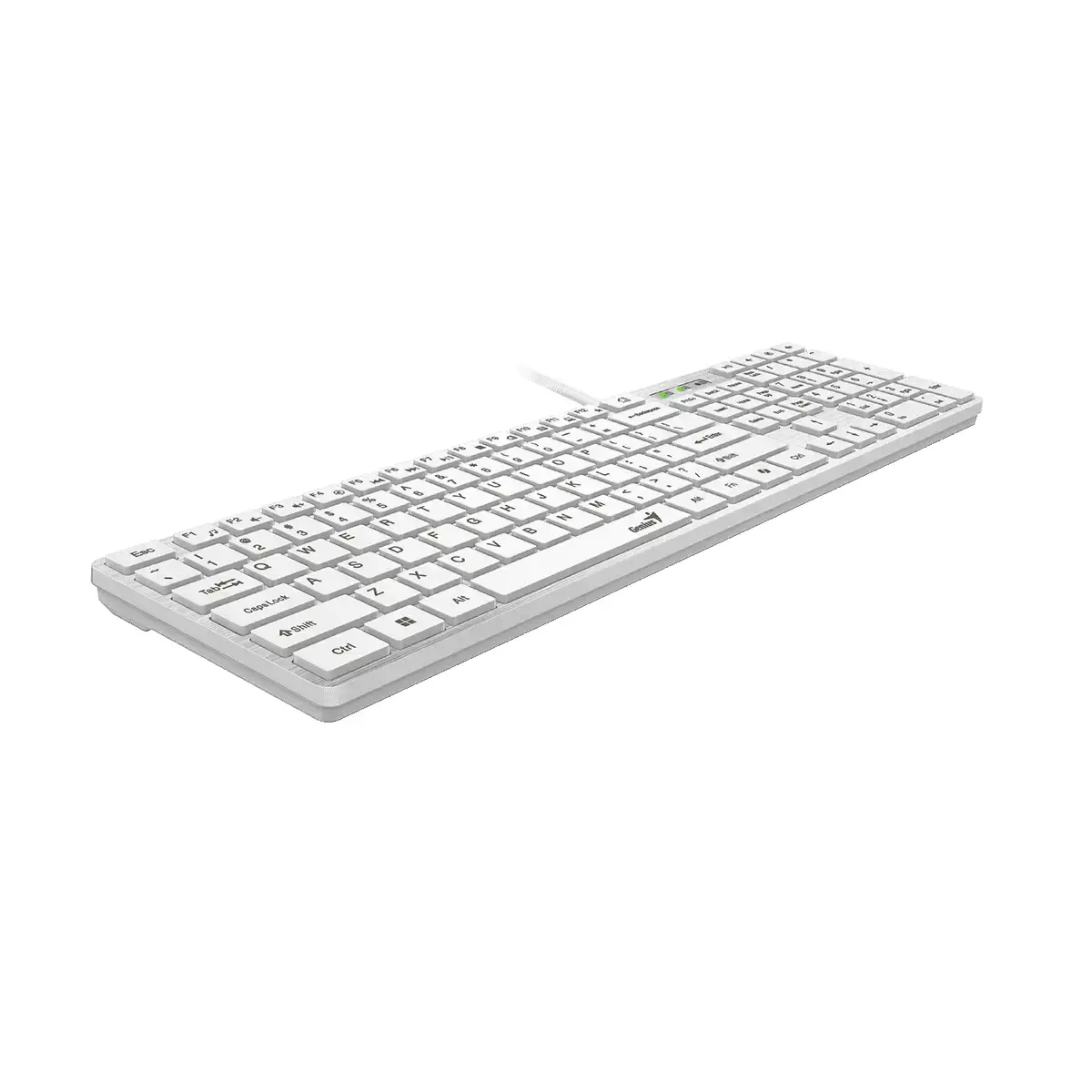 Genius клавиатура Slim Keyboard SlimStar 126 White - Copilot, Low profile Chocolate - image 3