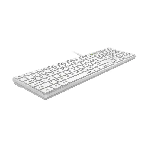 Genius клавиатура Slim Keyboard SlimStar 126 White - Copilot, Low profile Chocolate - image 3