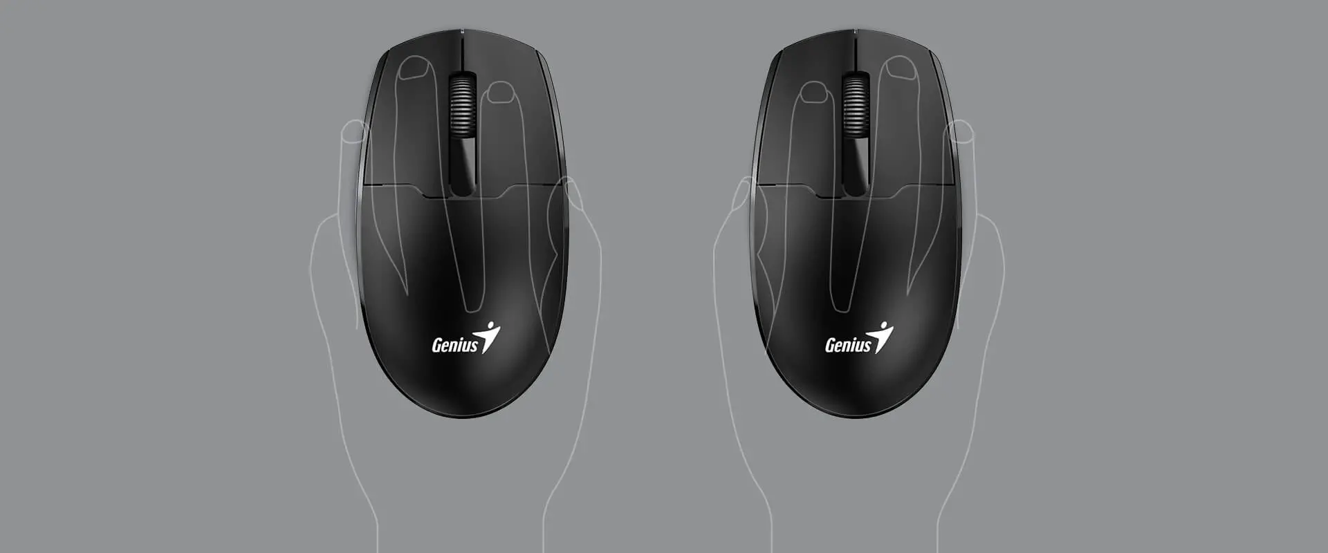 Genius безжична мишка Wireless Mouse - NX-7000SE Black - 2.4GHz - image 5