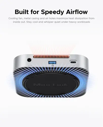 Orico докинг станция SSD Docking station M.2 NVMe - USB-C(10Gbps) x 1, USB3.2 x 2, USB2.0 x 2, M.2 x 1, Audio, SD/TF 4.0 - MiniLink M49P-EU-SV - image 5