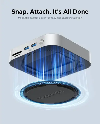 Orico докинг станция SSD Docking station M.2 NVMe - USB-C(10Gbps) x 1, USB3.2 x 2, USB2.0 x 2, M.2 x 1, Audio, SD/TF 4.0 - MiniLink M49P-EU-SV - image 9