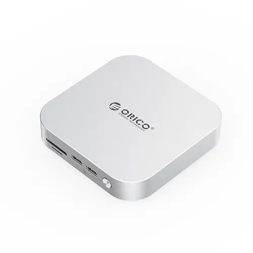 Orico докинг станция SSD Docking station M.2 NVMe - USB4(40Gbps) x 1, USB3.2(10Gbps) x 3, M.2 SSD x 2, SD/TF 4.0 - MiniLink M47P-EU-SV