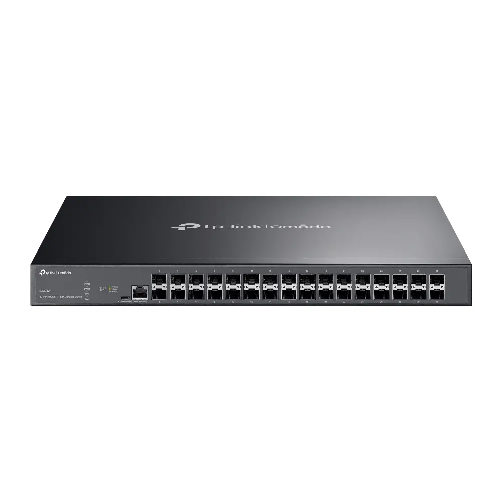 Switch TP-LINK SX3032F, 32 х SFP+, L2+, VLAN, montabil în rack