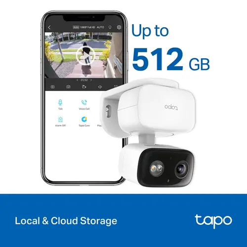 Cameră TP-Link Tapo C206, Wi-Fi, pentru securitate la domiciliu, de interior/exterior - 11