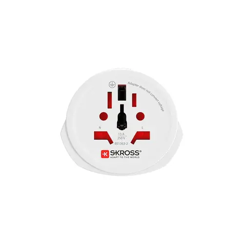 Skross adaptor 220V UK/US/World la EU - 2