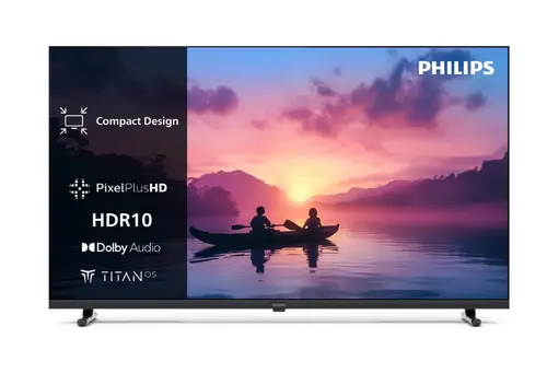Телевизор, Philips 32PFS6000/12, 32" FHD LED 1920x1080, DVB-T/T2/T2-HD/C/S/S2, HDR 10, HLG, Dolby Audio, Smart, Titian, Pixel Plus FHD, 8GB, HDMI*3, USB*2, 802.11n, 12W RMS, Black
