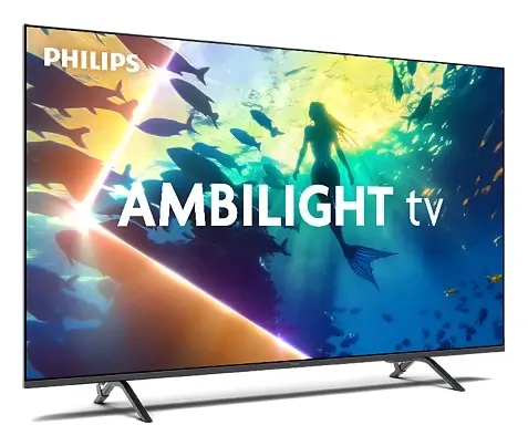 Телевизор, Philips 55PUS8010/12, 55" 4K UHD LED, 3840x2160p, 60Hz, DVB-T/T2/T2-HD/C/S/S2, 60Hz, Ambilight 3, Pixel Precise UHD, HDR+, Titan OS, Dolby Atmos & DTS:X, 3*HDMI, 2*USB, VRR, 802.11ac, BT 5.2, 20W RMS, Black - image 1