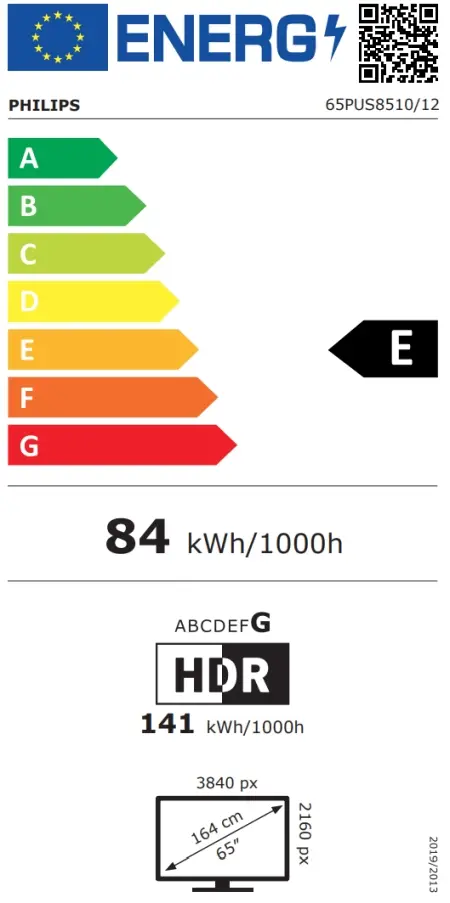 Телевизор, Philips 65PUS8510/12, 65" 4K Ultra HD QLED, 3840x2160p, DVB-T/T2/T2-HD/C/S/S2, 60Hz, Ambilight 3, Pixel Precise UHD, 90% DCI, HDR+, Titan OS, Dolby Atmos, Dolby Digital, VRR, 3*HDMI, 2*USB, 802.11ac, 20W RMS, Black - image 4