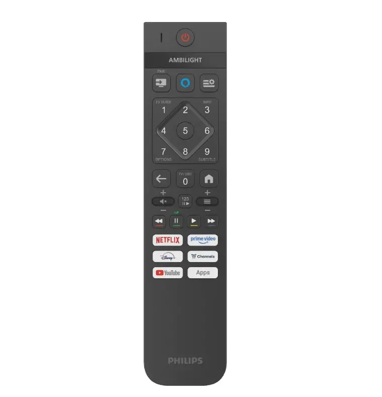 Телевизор, Philips 55OLED770/12, 55" UHD 4K OLED 120Hz Ultra-low lag, 3840x2160, DVB-T/T2/C/S/S2, Ambilight 3, HDR10+, Titan OS, Dolby Vision, Atmos, DTS:X, P5 Perfect Picture /Al, BT 5.2, 4*HDMI, VRR, 2* USB, 802.11ac, 20W RMS - image 2
