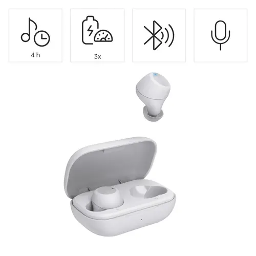 Hama Блутут слушалки “Spirit Chop II”, TWS, in-Ear, бяло - image 6
