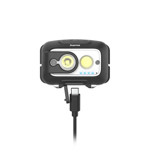HAMA Φακός κεφαλής / LED "HL500-C", USB-C, 4 λειτουργίες - 11
