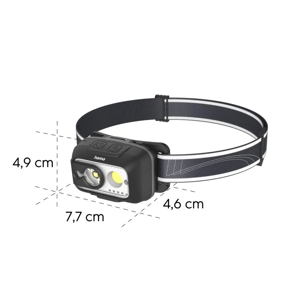 HAMA Фенер Челник/ LED "HL500-C", USB-C, 4 Режима - image 11