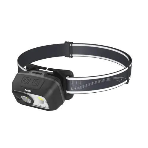 HAMA Фенер Челник/ LED "HL500-C", USB-C, 4 Режима - image 1